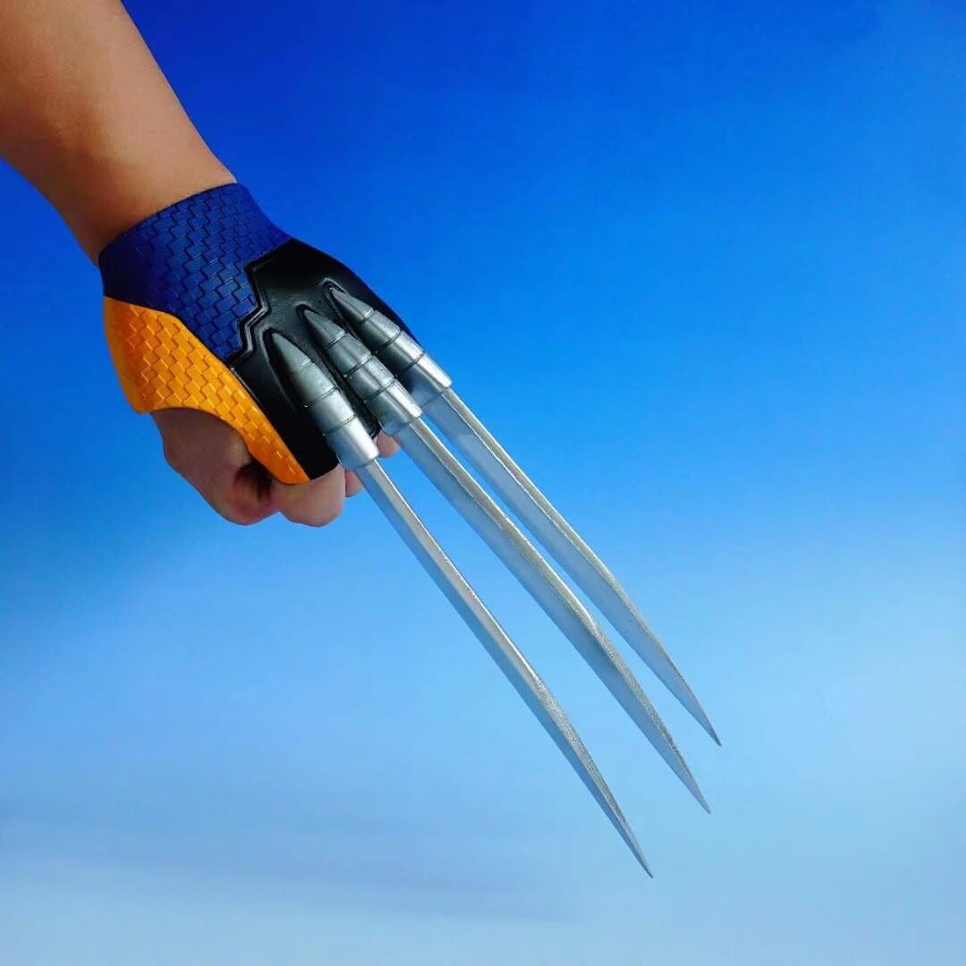 REOZIGN Artigli di Wolverine, Figura Portatile di Artigli di Wolverine 37 Cm/14.6 Pollici in PVC, Statuetta Decorativa da Modello in Carattere Ornamento Regali