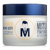 Mister Pompadour Natural Beeswax Paste | Matte Hair Product for Men & Women | HIgh Hold & No Shine | Water Based - Easy To Wash | 2oz