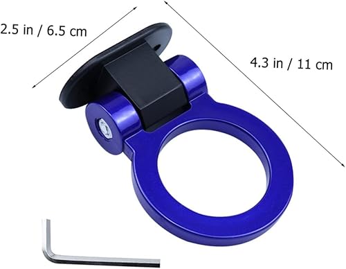 Miniatura 5 de Gancho de remolque resistente para accesorios de enganche, pegatina de remolque, parachoques trasero, decoración de gancho de remolque, material ABS