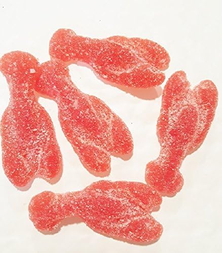 Kervan Gummy Sour Red Lobsters Candy, 1 Lb-Approx 45 Pcs