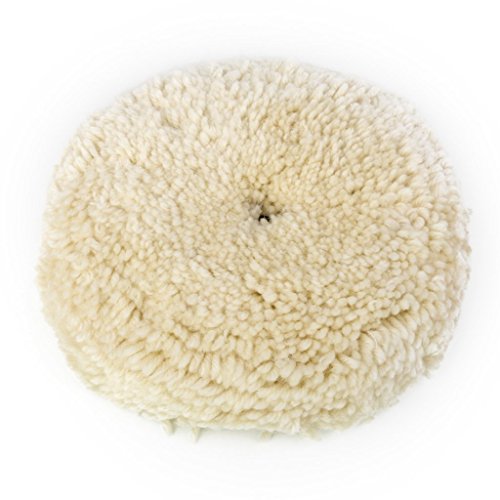 Image of Inditrust 7 Inch Wool Polishing Pad Bonnet for Car & Furniture Cleaning, Buffing & Waxing | Soft Wool Polishers Pad | 180 mm Multi-Purpose Buffer Pad
