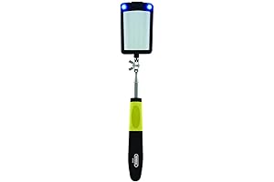 General Tools 80560 Telescoping LED Lighted Inspection Mechanic Mirror with Light