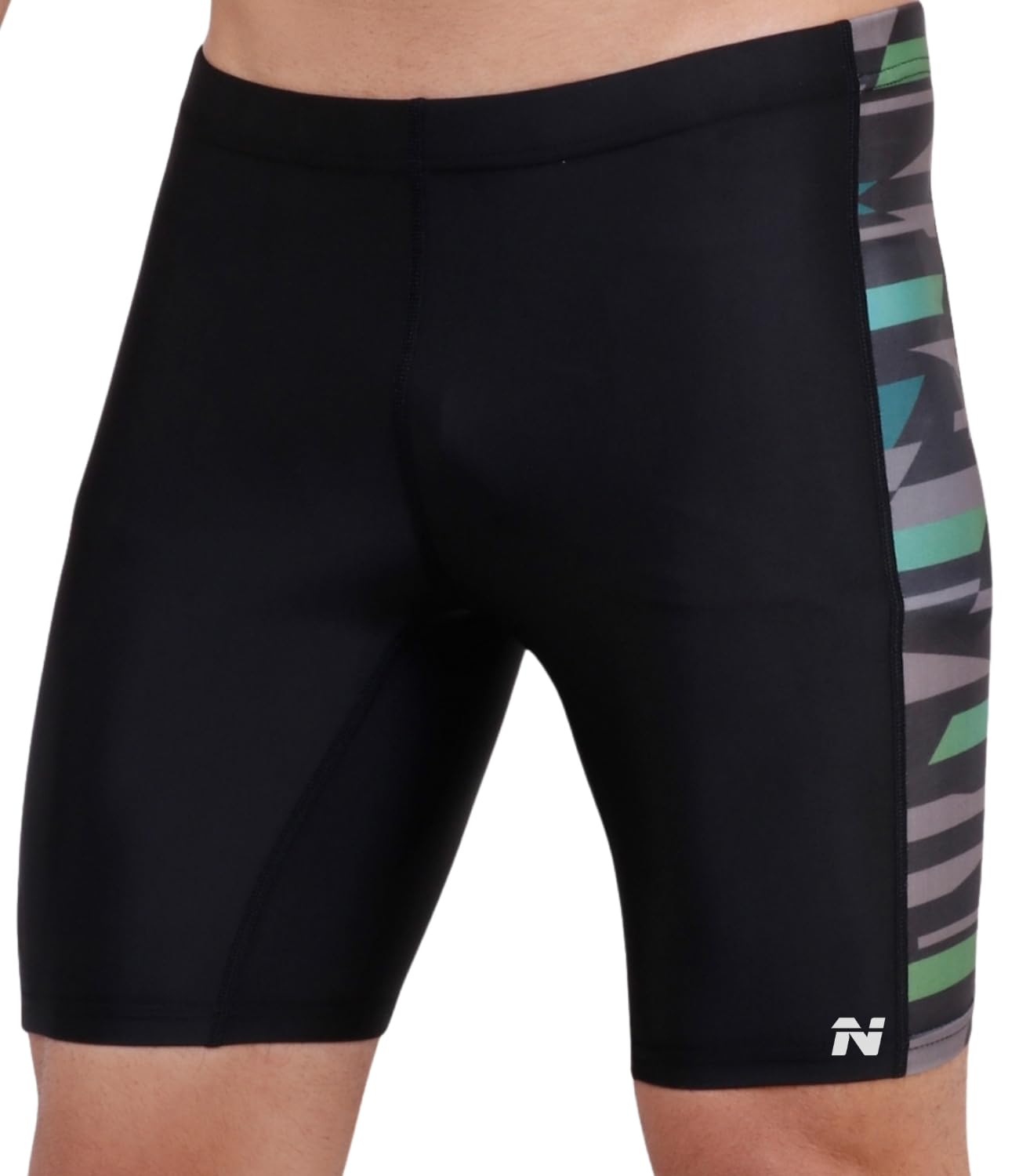 WMX Compression Men's Shorts Tights (Nylon& Polyster) Skins for Gym, Running, Cycling, Swimming, Basketball, Cricket, Yoga, Football, Tennis, Badminton & More (in, Alpha, M, Regular, Lines)-image-23