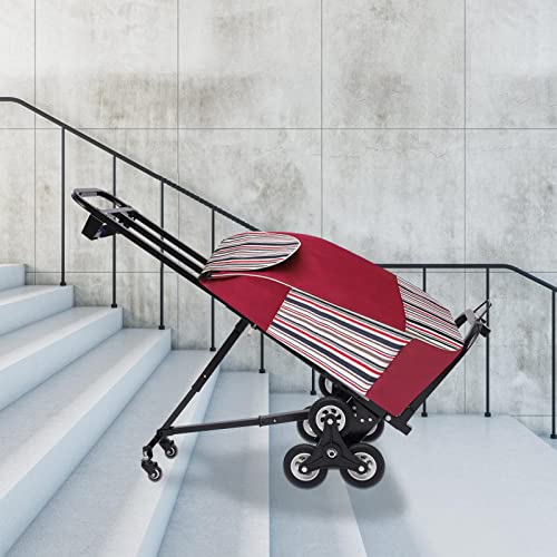 Carrito para escaleras resistente 460 lbs con 8 ruedas miniatura 5