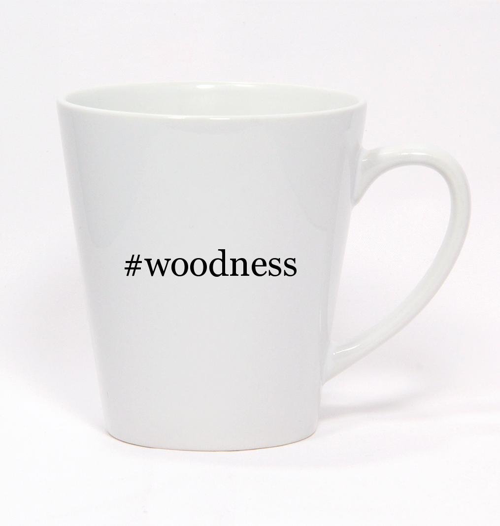 Los Drinkware Hermanos #woodness - Hashtag Ceramic Latte Mug 12oz