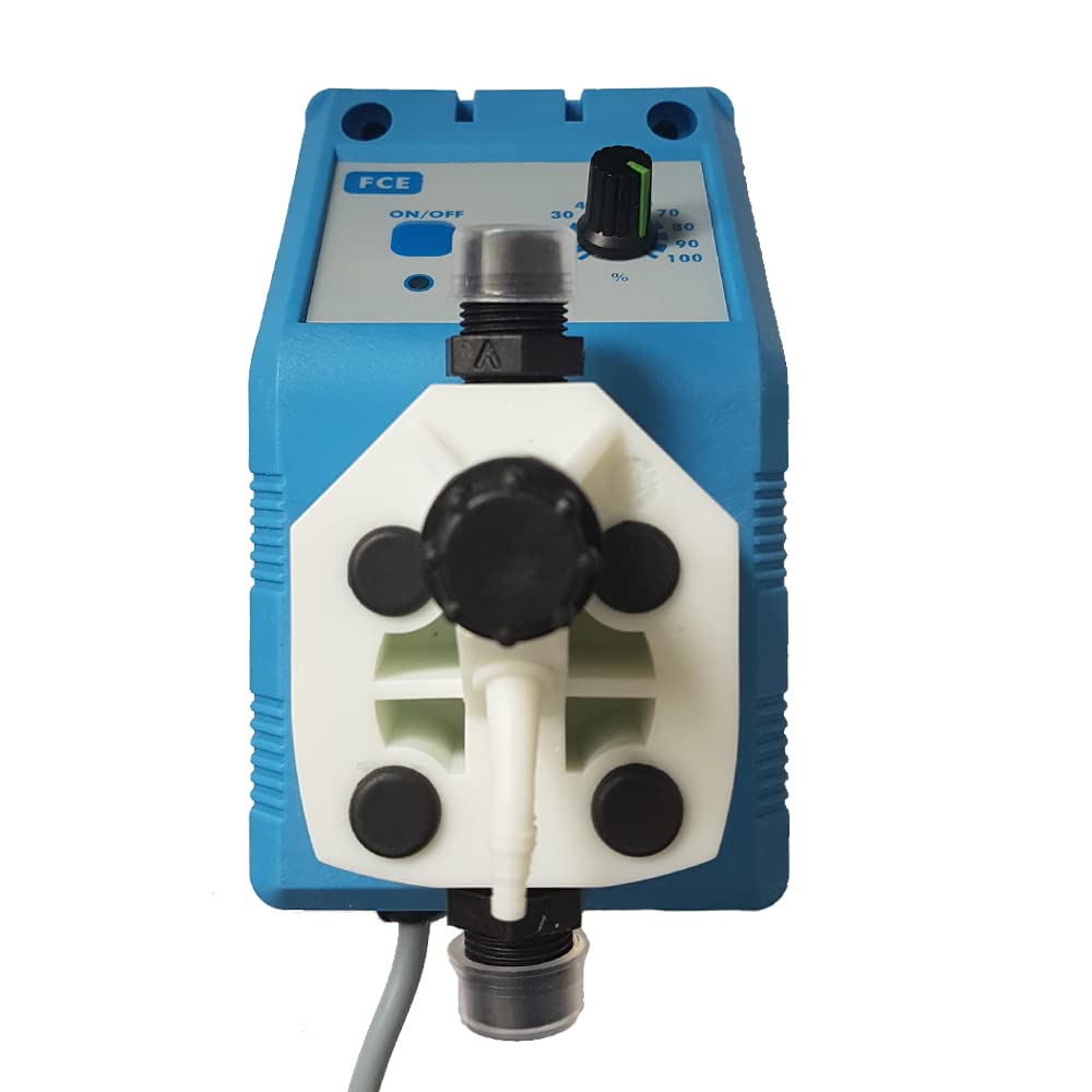 AcquaHOME® Pompa Dosatrice Elettromagnetica EMEC mod. FCE 1022 FP 230VAC - Dosaggio Prodotti Chimici Costante, 2,2 L/H - 10 BAR, con Regolazione della Velocità