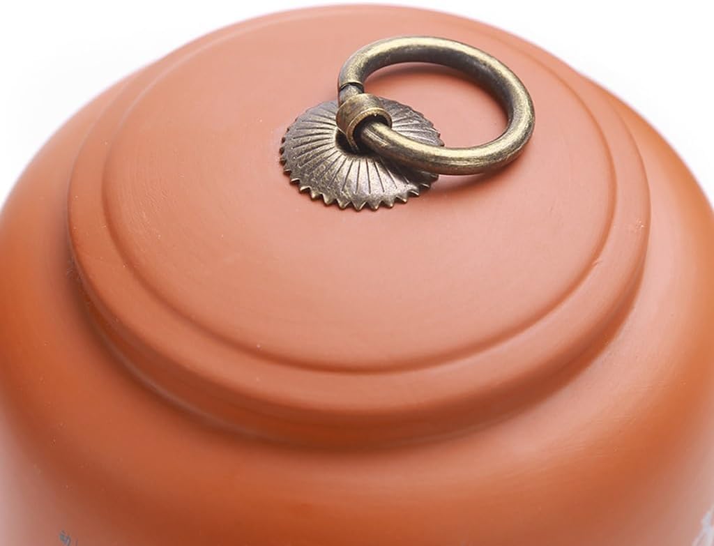 SONGCHAO Sugar Jar Purple Clay Tea cans, Sealed Storage, Green, Home Decoration Ornaments Tea Canister