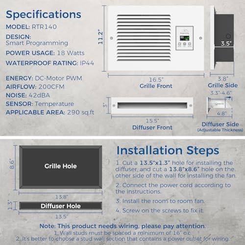 Smart Bathroom Exhaust Fan Light