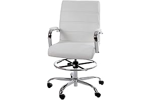 Flash Furniture Whitney Adjustable Height Ergonomic Drafting Chair