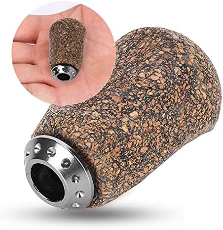 Fishing Reel Knob, Comfort Grip Wood Replacement for Smooth Operation Baitcast Spinning Reel Handle Knob for Recreational and Professional Anglers Freshwater Saltwater Fishing