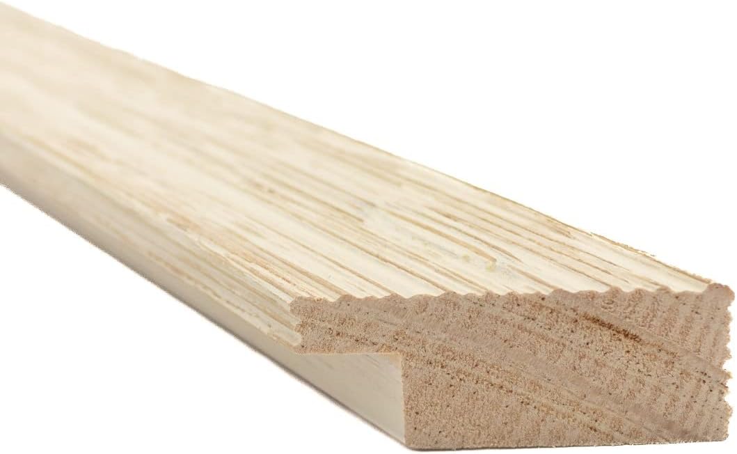 4x5 IN Frame Barnwood White Solid Wood Picture Frame Width 1.5 Inches | Interior Depth 0.5 Inches | Whitewashed Distressed Frame with UV Acrylic, Foam Board Backing & Hanging Hardware