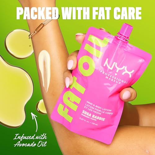 NYX PROFESSIONAL MAKEUP Fat Oil Hand & Body Lotion in Suga Baddie, Vanilla Lotion with 24HR Hydration, Lightweight, Body Moisturizer With Avocado Oil, Vegan & Cruelty-Free - image 4