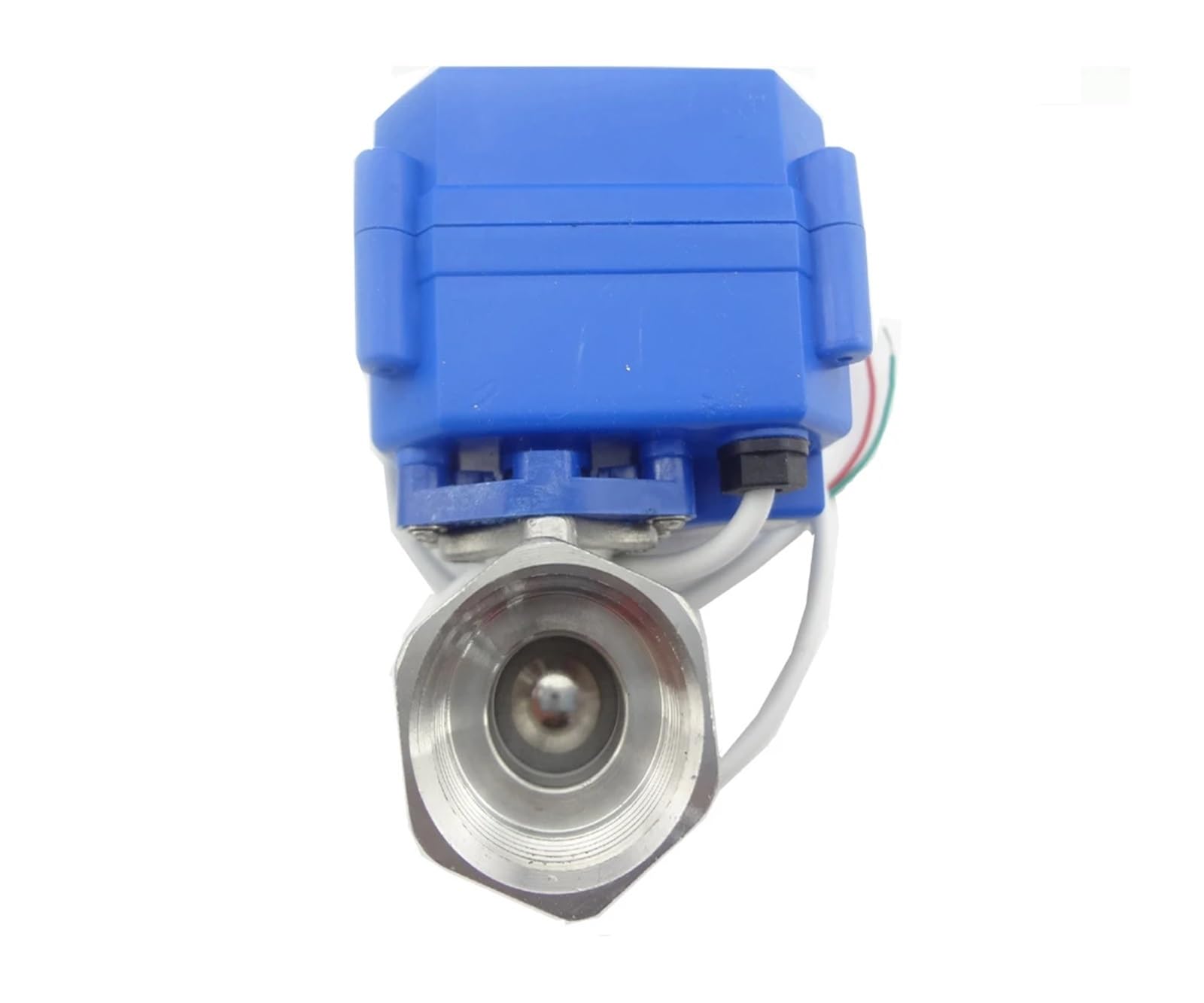 Zawór elektromagnetyczny, 10x G1/2" DN15 Zawór kulowy z napędem 9-24VDC CR04, stal nierdzewna, zawór elektryczny