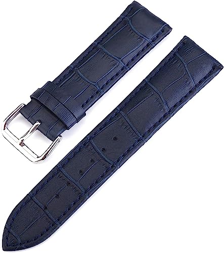 Bracelet montre cuir véritable 10 12 14 16 18 20 22 24 mm : remplacement style vintage universel