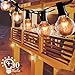 Produktbild Lichterkette Außen, Aleenun 9.6 Meter G40 Lichterkette Garten (27 Birnen+3 Ersatzbirnen), Wasserdicht Innen Außen Lichterkette Glühbirnen für Party Balkon Hochzeit Halloween Weihnachten, Warmweiß
