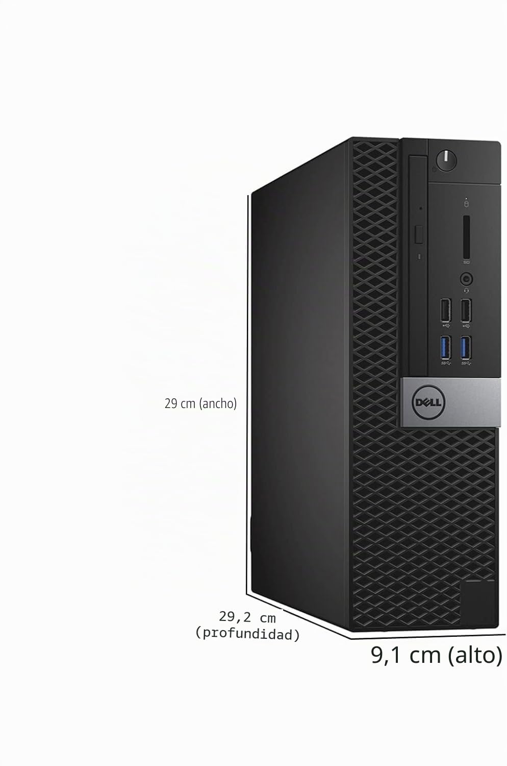Dell Optiplex 3040 SFF - Ordenador de sobremesa (Intel Core i5-6500, 8 GB de RAM, 256 GB SSD, WiFi, Bluetooth, teclado QWERTY de EE.UU., Windows 11 Pro (reacondicionado)