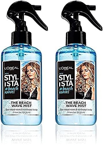 L'Oreal Paris Stylista Spray Beach Wave Mist 200ml (Paquete de 2)