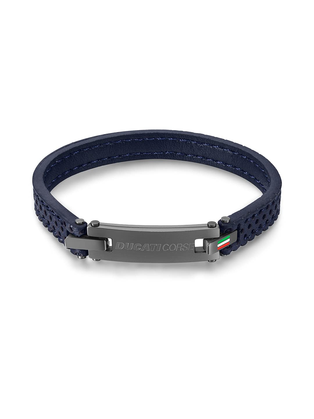 Ducati Corse Silver Bracelet For Men - DTAGB0000509 (B0BLSYXS6D) Amazon Price History, Amazon Price Tracker