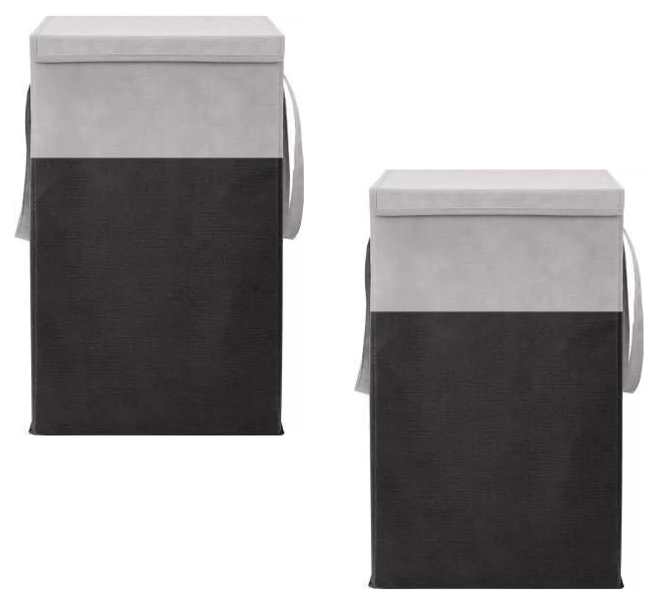 BB BACKBENCHERS Foldable Laundry Bag with Lid | 75L Large Storage Basket for Clothes, Toys & Blankets | Collapsible, Lightweight, Durable Fabric Hamper with Handles