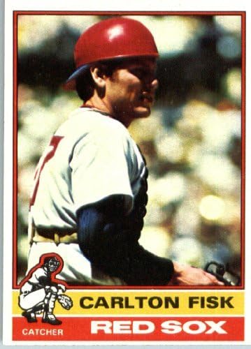 1976 Topps #365 Carlton Fisk Boston Red Sox Baseball Card