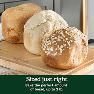 Machine à pain Cuisinart, Machine à pain à convection en acier inoxydable avec 16 options de menu, 3 tailles de pain jusqu'à 2 lb, 3 couleurs de croûte, comprend un verre mesureur, une cuillère et un