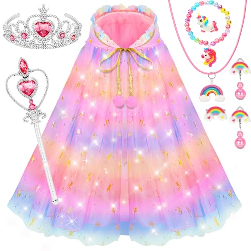 YAOOBEY Princess Dress Up Clothes for Girls 4-6