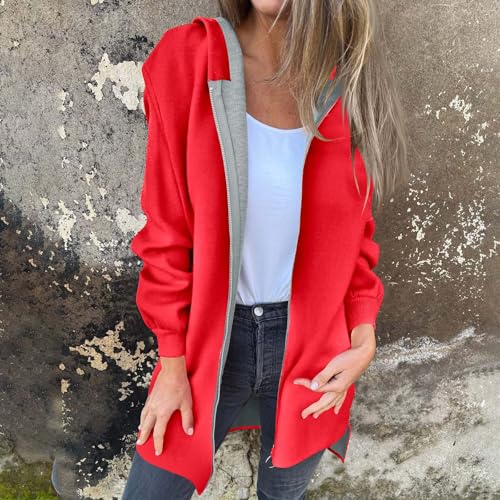 Hooded Cardigan Basic Hoods for Women Fall Winter Long Jacket Hoodies Outfit Women 20252