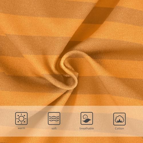 Orange Brown Stripe Toddler Girls's Underwear 2T3