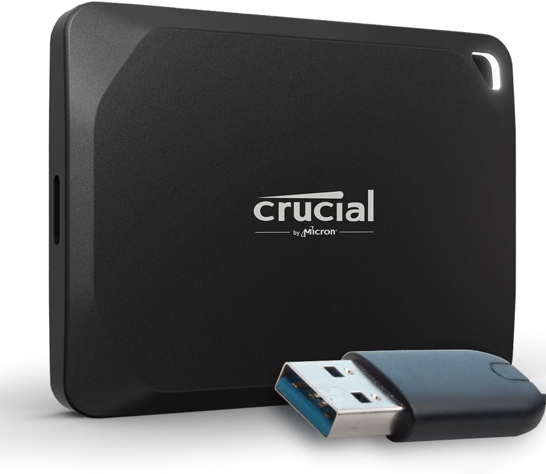 Amazon.com: Crucial X10 Pro 4TB Portable SSD with USB-A Adapter - Up to ...