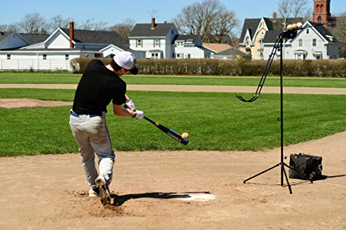 Louisville Slugger Soft Toss Training System – Automatic Soft‑Toss Machine with Adjustable Height, 6/8/10‑Second Intervals, Converts to Fielding Trainer, Portable 30‑Second Setup, Black by Louisville Slugger - Image 4