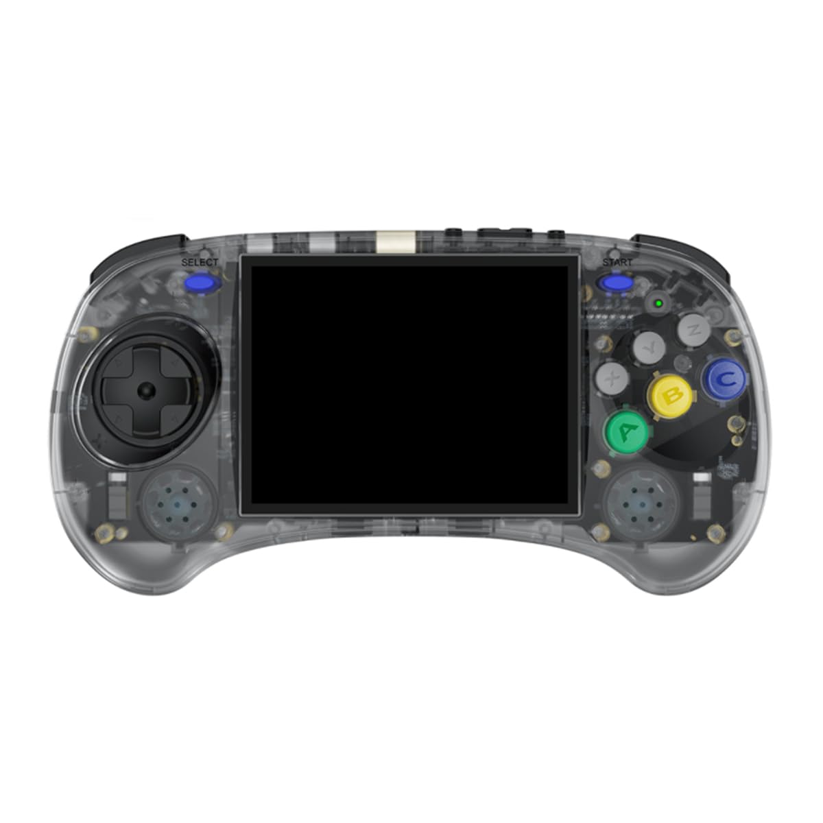 Junguluy Console di Gioco Portatile RG ARC-S Operativo Linux IPS 4 Pollici Design Sei Pulsanti Lettori Video Retrò Compatibile con Gestione con Cavo A