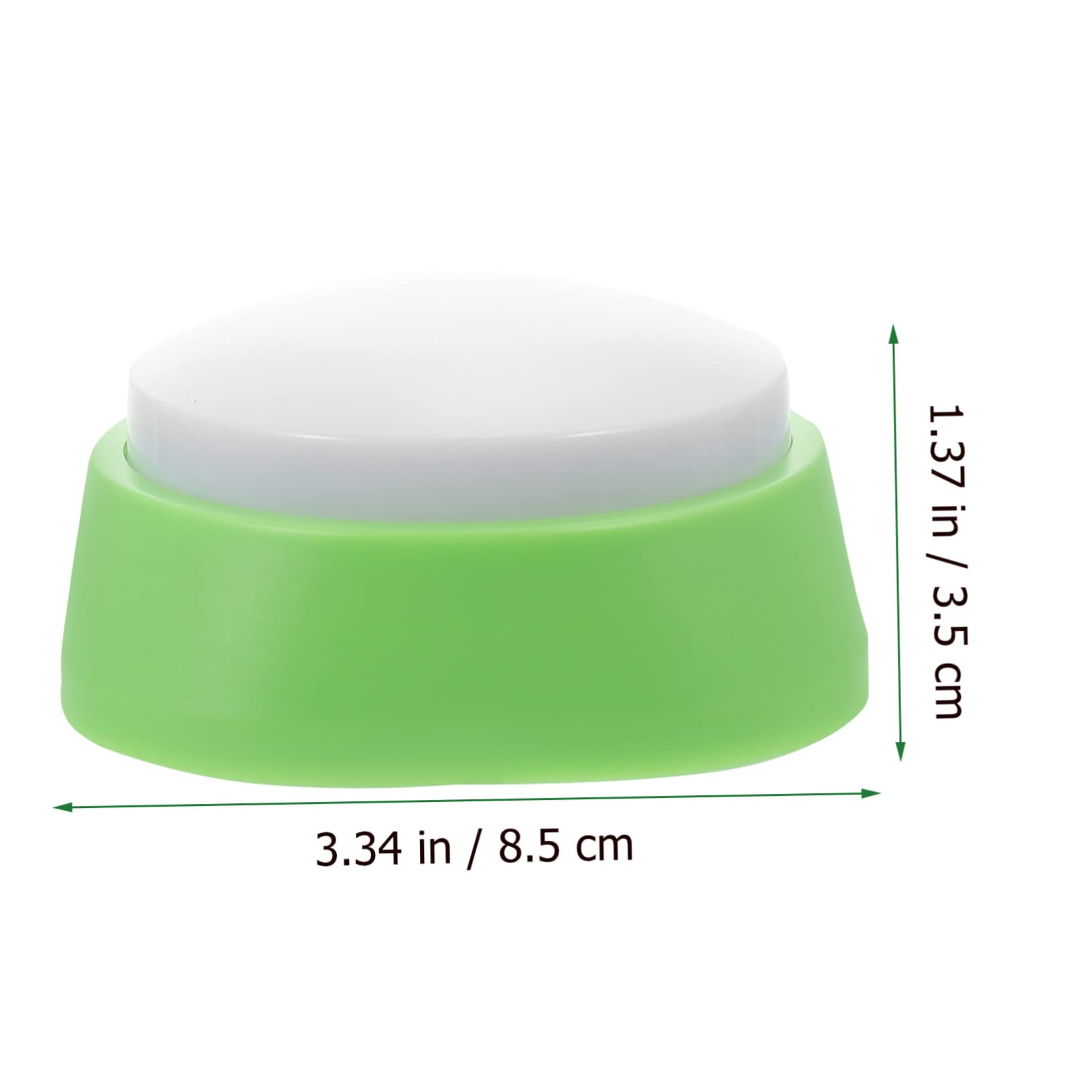 HANABASS Interactive Dog Toy Squeaky Button for Communication Plastic Pet Button Dog Games