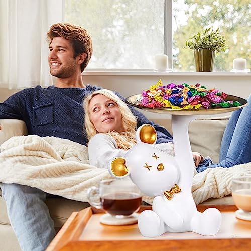 Statue de personnages d'ours riant - Grande boîte