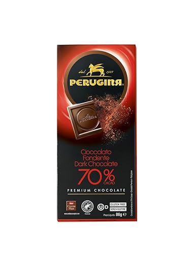 Perugina Barra de chocolate Bittersweet 70 3 onzas paquete de 12