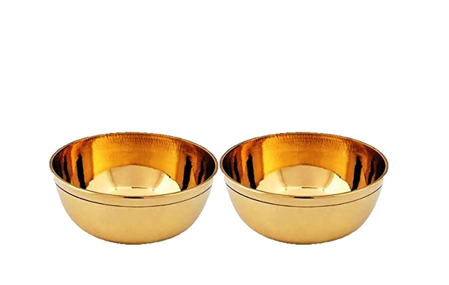 Brass Bowls - Handmade Decorative Spice Bowls -4 Brass Bowls - Handmade Decorative Spice Bowls -4