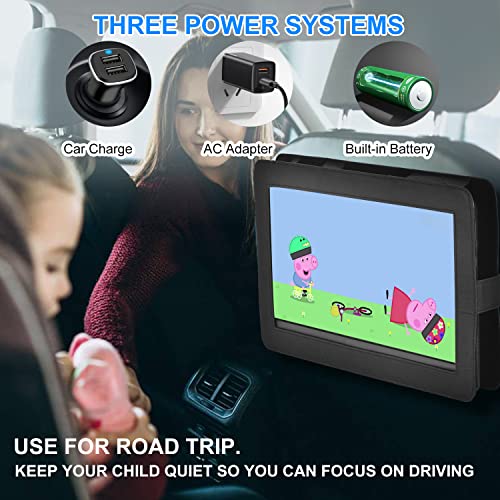Yoohoo 16.9'' Portable Dvd Player For Car With 14.1'' 270°Swivel High Definition Lcd Screen, Up To 1366 * 768，Supports Sd Card/Usb/Cd/Dvd (Black) #TOP1