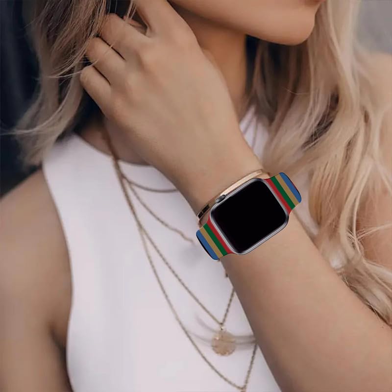 Luxury-Silicone-Band-Compatible-with-Apple-Watch-Band-38mm-40mm-41mm-42mm-44mm-45mm-49mm-Series-9-8-7-6-5-4-3-2-1-SE-Ultra-Retro-Classic-Soft-Sport-Strap-Band-for-iWatch 513u1AAFKfL