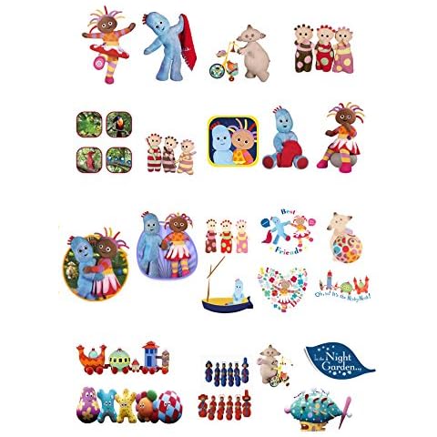 27 Stand Up In The Night Garden Characters Edible Premium Wafer Paper Cake Toppers Cover