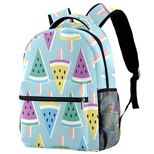 Sac à dos avec porte-bouteille ergonomique pour voyage et campus jaune