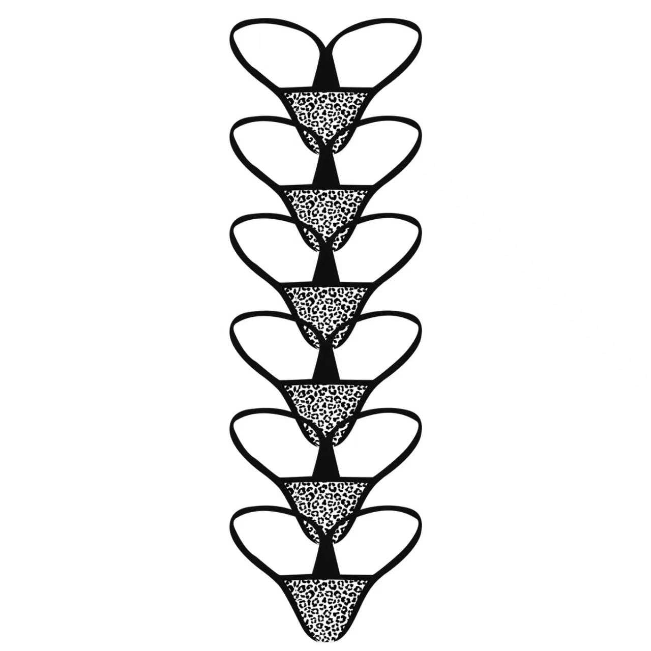 ETAOLINE Women's Low Rise Micro Back G-string Tiny Thong Panty