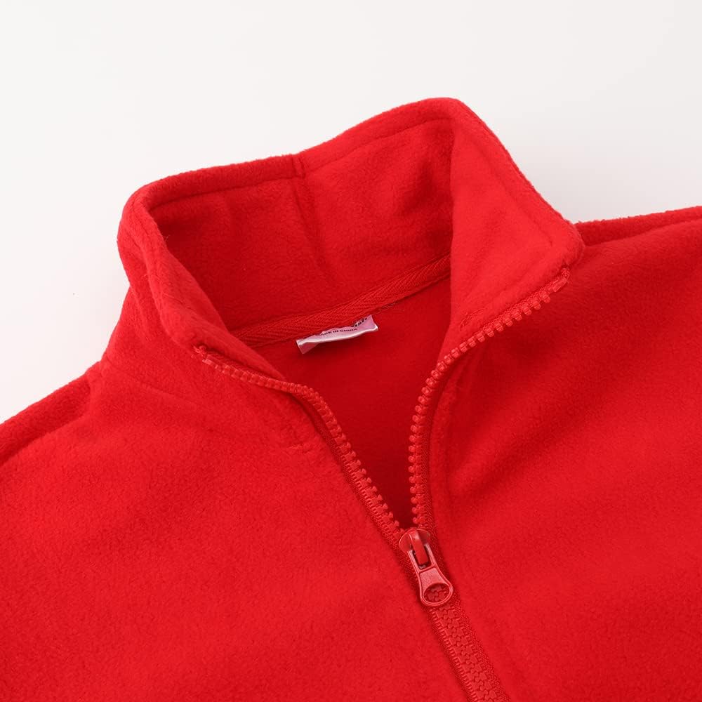 Noomelfish Girls Full Zip Soft Polar Fleece Jacket Outerwear Coat With Pockets (5-14 Years) - Image 4