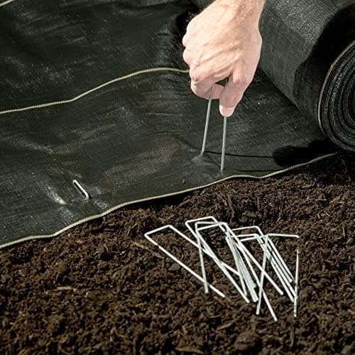 4m x 25m Pro-Tec Gold-Line 125gsm EXTRA Heavy Duty Weed Control Membrane Garden Weed Barrier Fabric Ground Cover For Landscaping Gravel Driveways Decking Underlay Astro Turf Black Woven Sheet