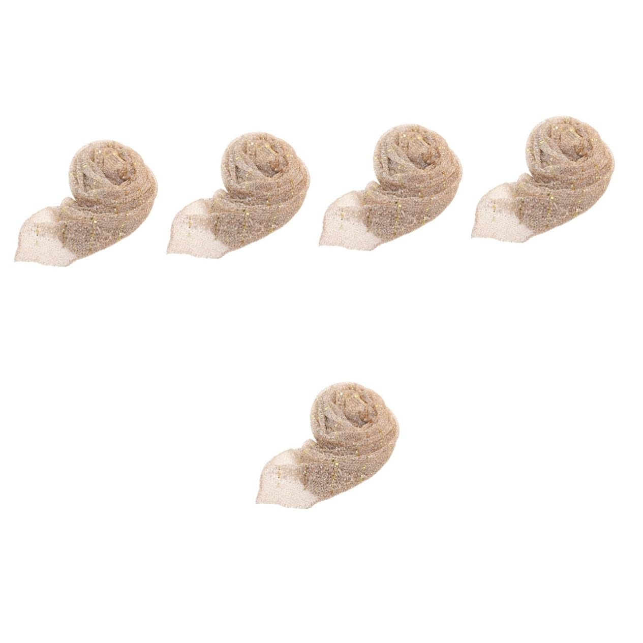 5pezzi Scarf Collare Donna Leggero e Traspirante Sciarpa Con Paillettes Per Stile Casual e Cerimonie Accessorio Versatile Per Abbigliamento Quotidiano e Festivo