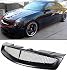 Fits for 2003-2007 Infiniti G35 2 Door Coupe V35 Primer Black JDM Front Hood Mesh Grill Grille
