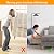 GINOYA Stick Furniture Sliders, 20pcs 1inch Teflon Furniture Glides for Carpet Tile Hardwood (Coffee)