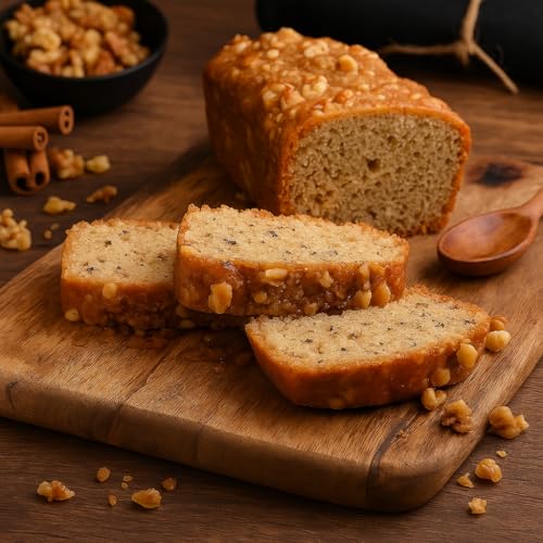 Image of WINNI - Delightful Walnut Dry Cake + Gift Card Combo Pack | Handmade Eggless Walnut Dry Cake Gift Box For Birthday, Partner, Anniversary, Valentine's Day, Wife, Boyfriend, Girls, Boys, Couple, Students, Husband, Girlfriend | Ideal Gift Option | Return Gift Hamper