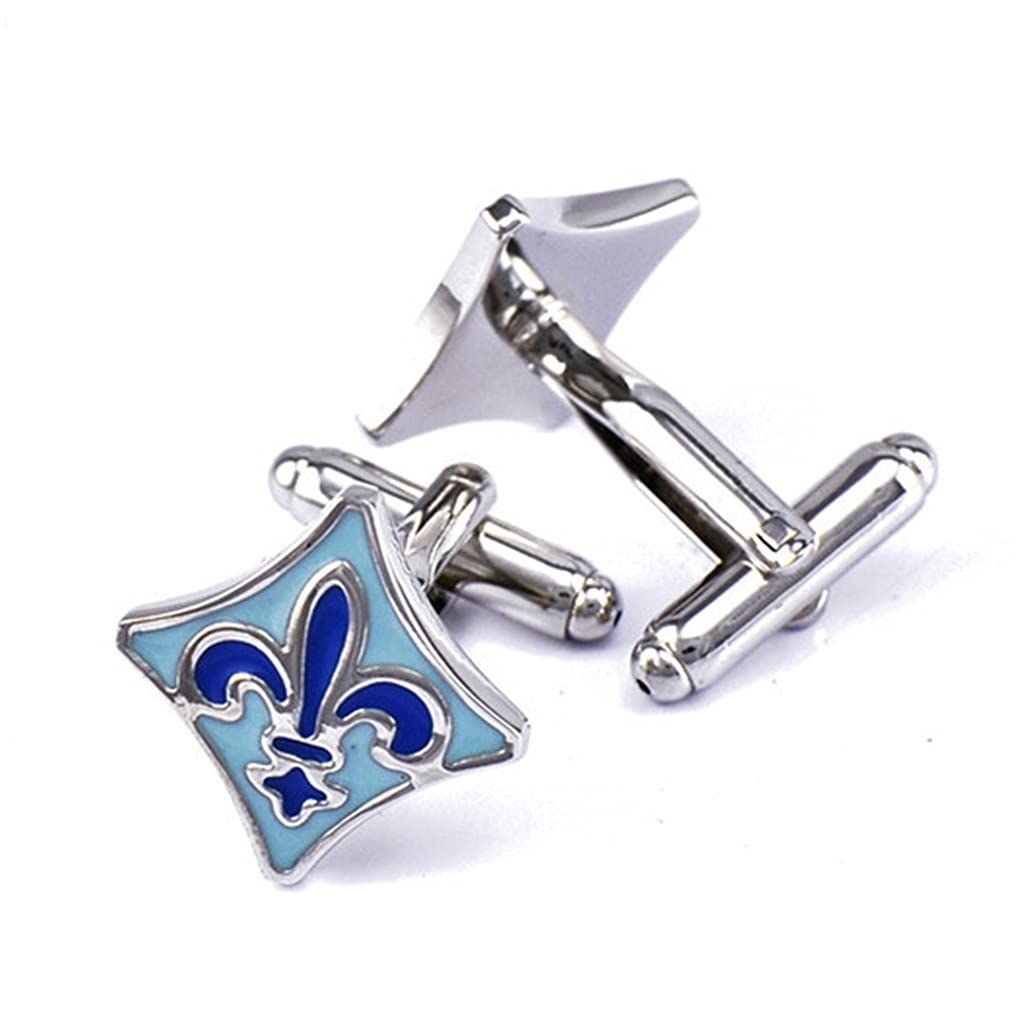 Gemelos para Hombre, Gemelos Azules, Regalo para el Día del Padre, para Parejas, Amigos, Bodas, Aniversarios, cumpleaños.