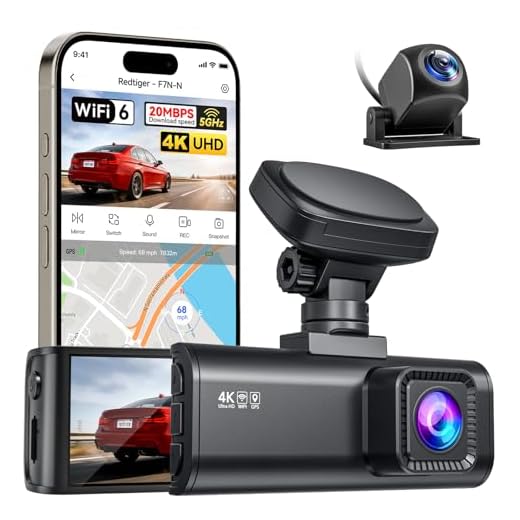 REDTIGER F7N 4K Front and Rear Dash Cam