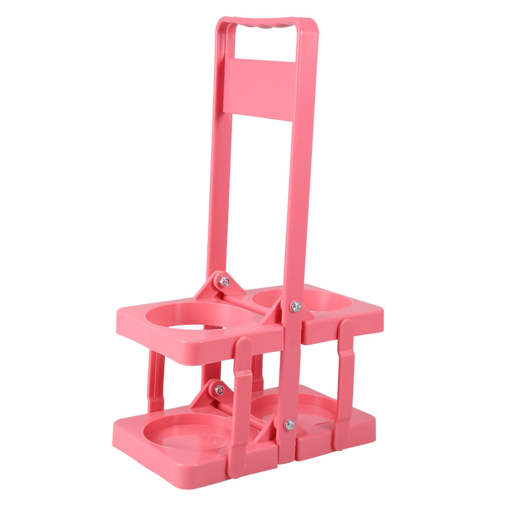 PRETYZOOM 5piezas Soporte De Bebidas Portátil Soporte Plegable para Botellas De Cerveza y Organizador De Botellas con para Camping