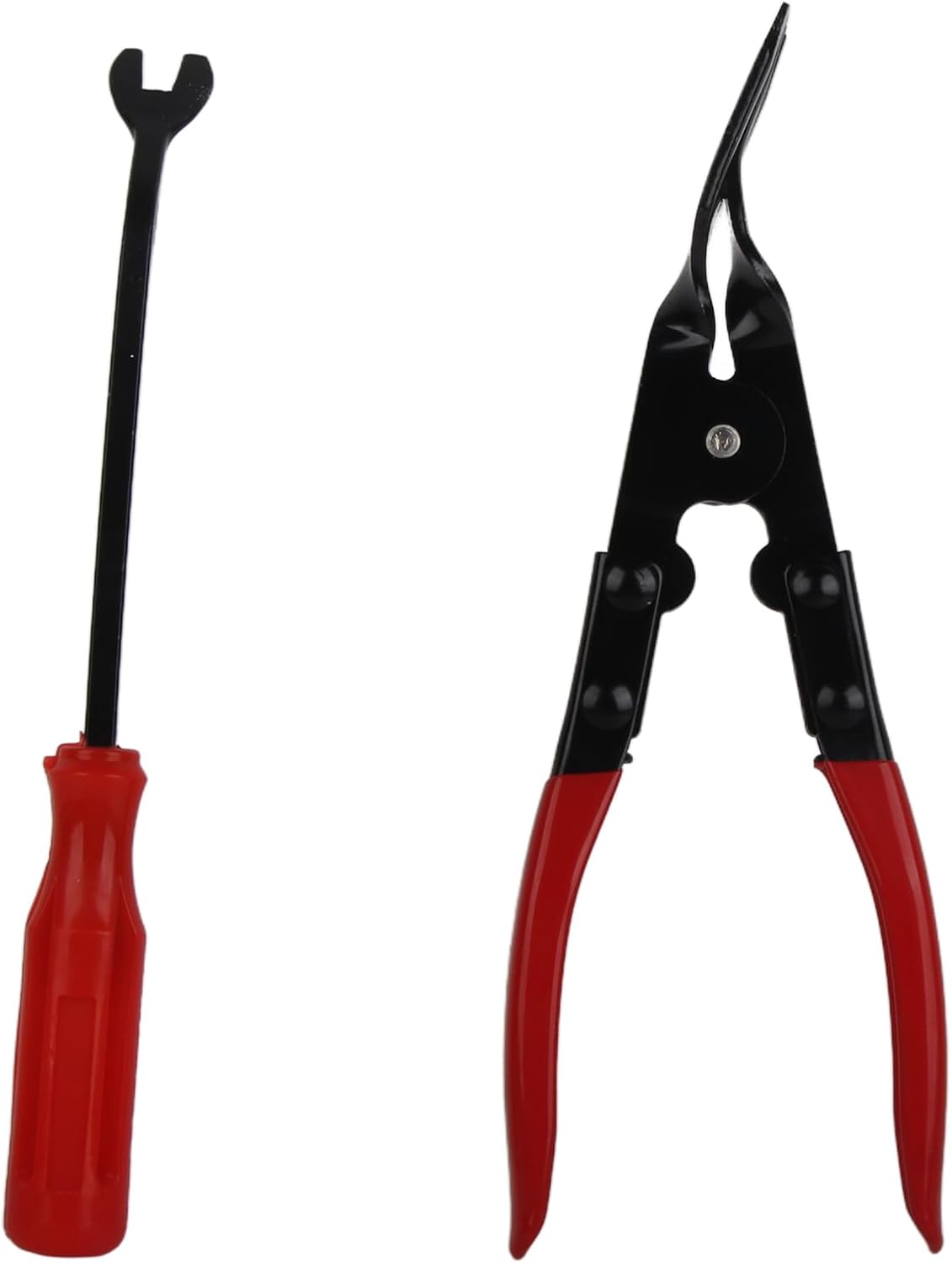 Aramox Clip Removal Tool Pliers, Steel Car Door Trim Clip Remover, Door Upholstery Removal Tool, Panel Clip Removal Pliers Set for Car Vehicle